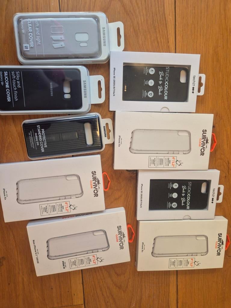 Diverse nieuwe telefoonhoesjes (Samsung & iPhone), Ophalen, Nieuw, Hoesje of Tasje