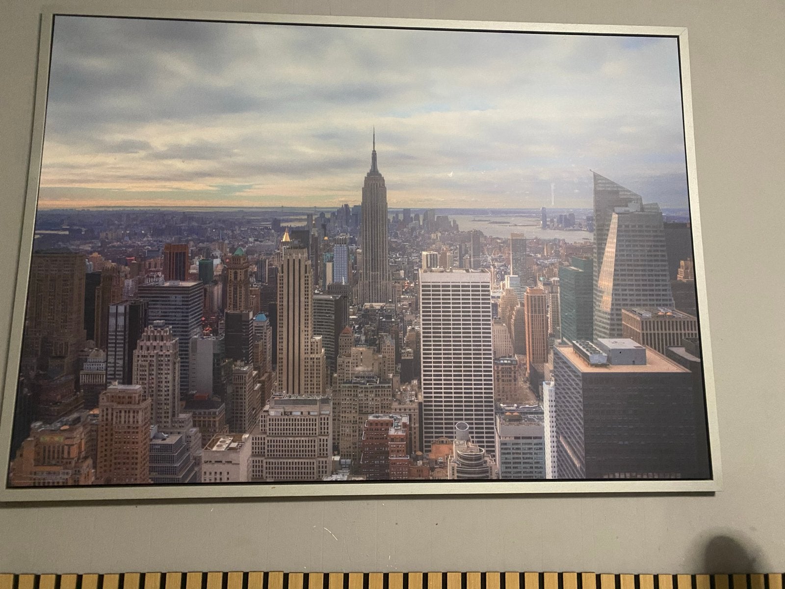 Mooi poster van New York City, Verzamelen, Posters, Zo goed als nieuw, Overige onderwerpen, Deurposter of groter, Rechthoekig Liggend
