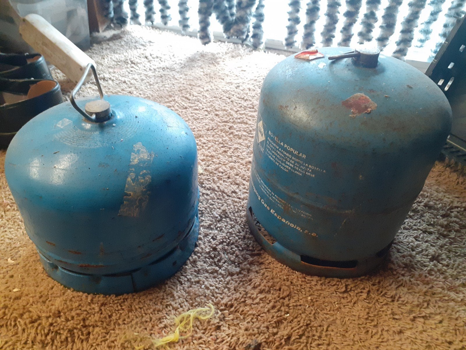 camping gas flessen, Caravans en Kamperen, Kampeeraccessoires, Ophalen