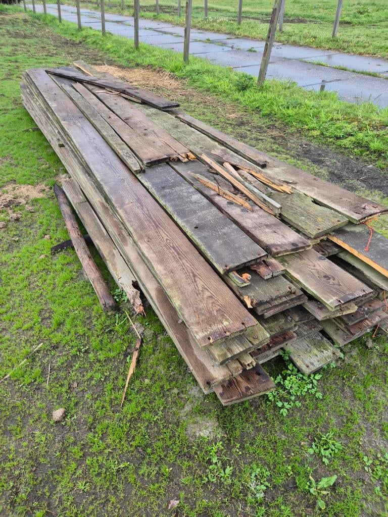 Gratis Houten planken/ kachelhout, Tuin en Terras, Minder dan 3 m³, Ophalen