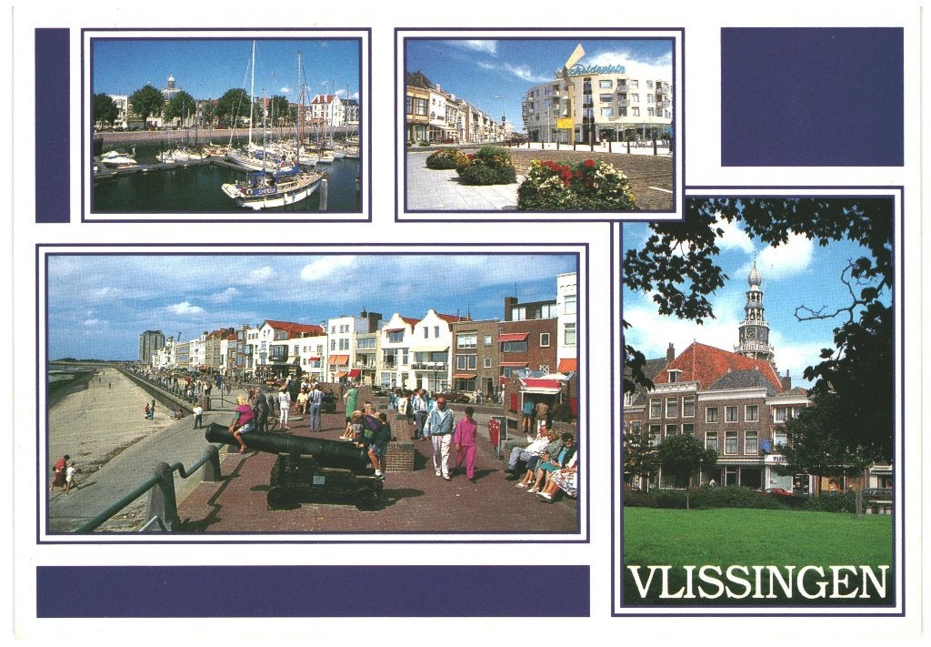 43645 Vlissingen Zeeland 80+ Nette oude kaart Onbeschreven