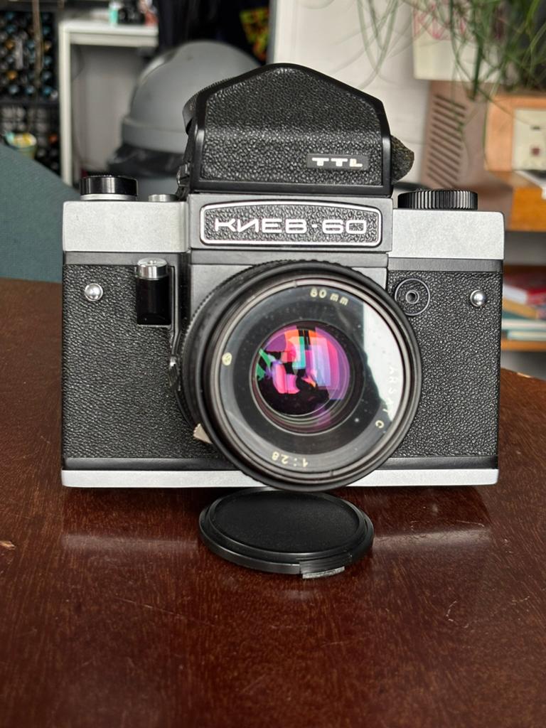 Kiev 60 +80mm 2.8, Ophalen of Verzenden, Gebruikt, Compact, Overige Merken
