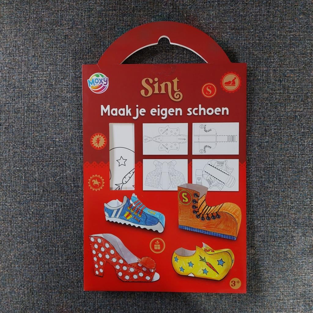 Ontwerp je eigen schoen - Sinterklaas - knutselen, Ophalen of Verzenden, Zo goed als nieuw
