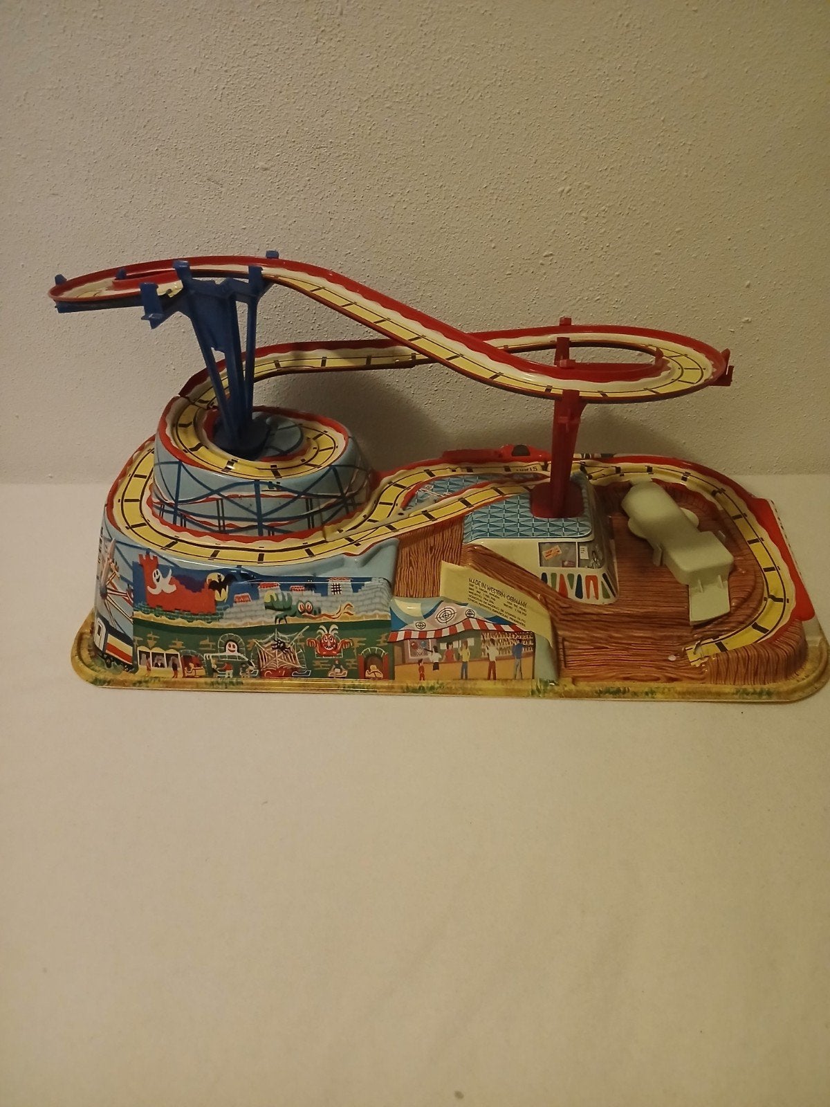 Vintage Racebaan Kermis Attractie Speelgoed, Ophalen, Gebruikt, Elektrisch, Overige merken