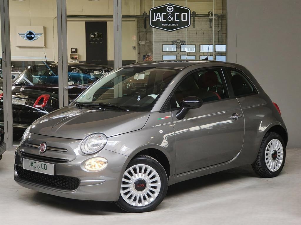 Fiat 500 1.2 Lounge RED / Navi / Spotify, Auto's, Stof, Gebruikt, 4 cilinders, Bedrijf