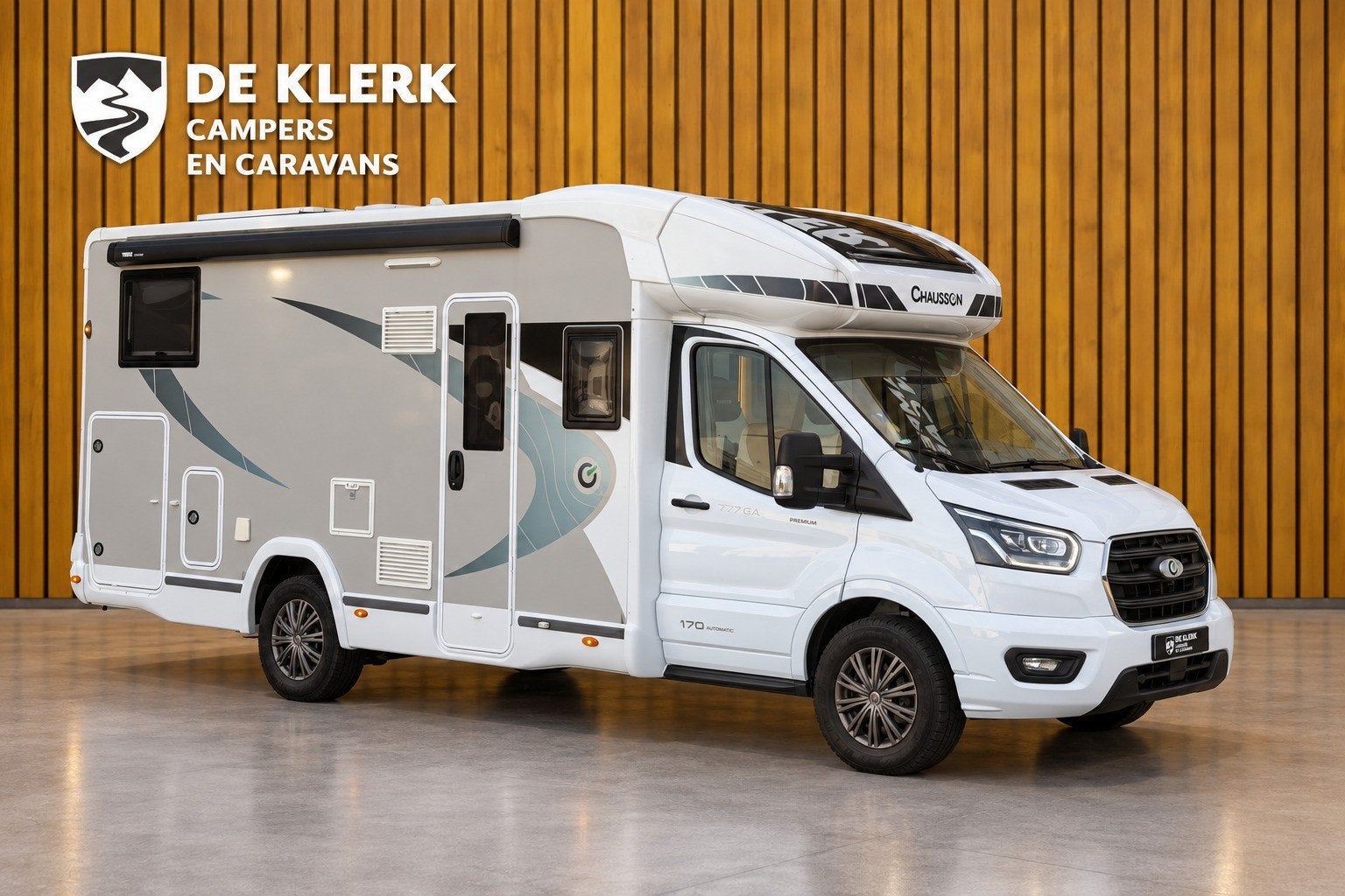 Chausson Titanium Premium 777 GA / gratis stalling, Automaat, Overige brandstoffen, Info@deklerkcaravans.nl, Half-integraal