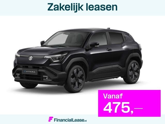 Suzuki E VITARA Select 61 kWh I € 2.000,- voordeel voor 30, Dealer onderhouden, Stof, Automatische klimaatregeling, Zwart