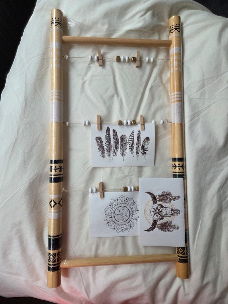 Bamboe/houten decoratie rekje - nieuw in folie, Ophalen, Nieuw, Hout