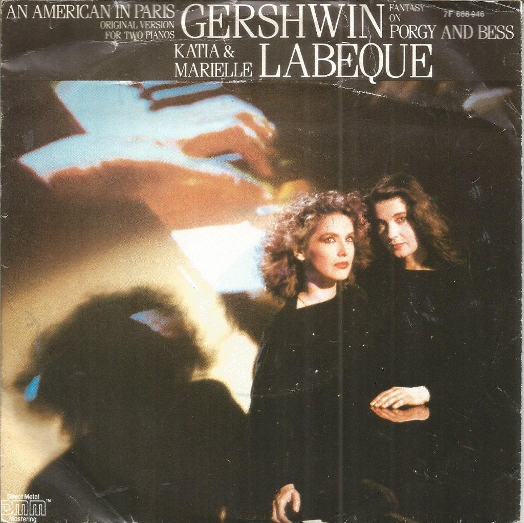 Katia & Marielle Labèque – Gershwin (1984), Gebruikt, Fotohoes, Filmmuziek en Soundtracks, 7 inch