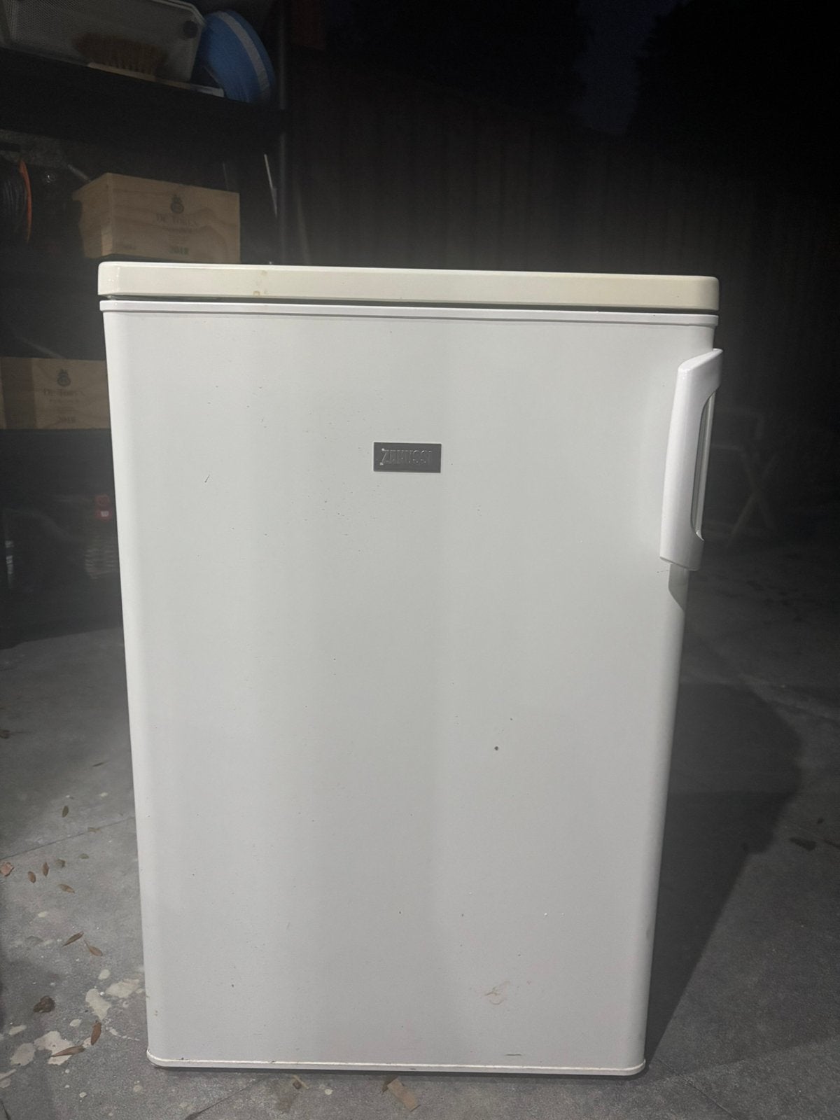 Koelkast zanussi, Witgoed en Apparatuur, Ophalen, Gebruikt, Minder dan 60 cm