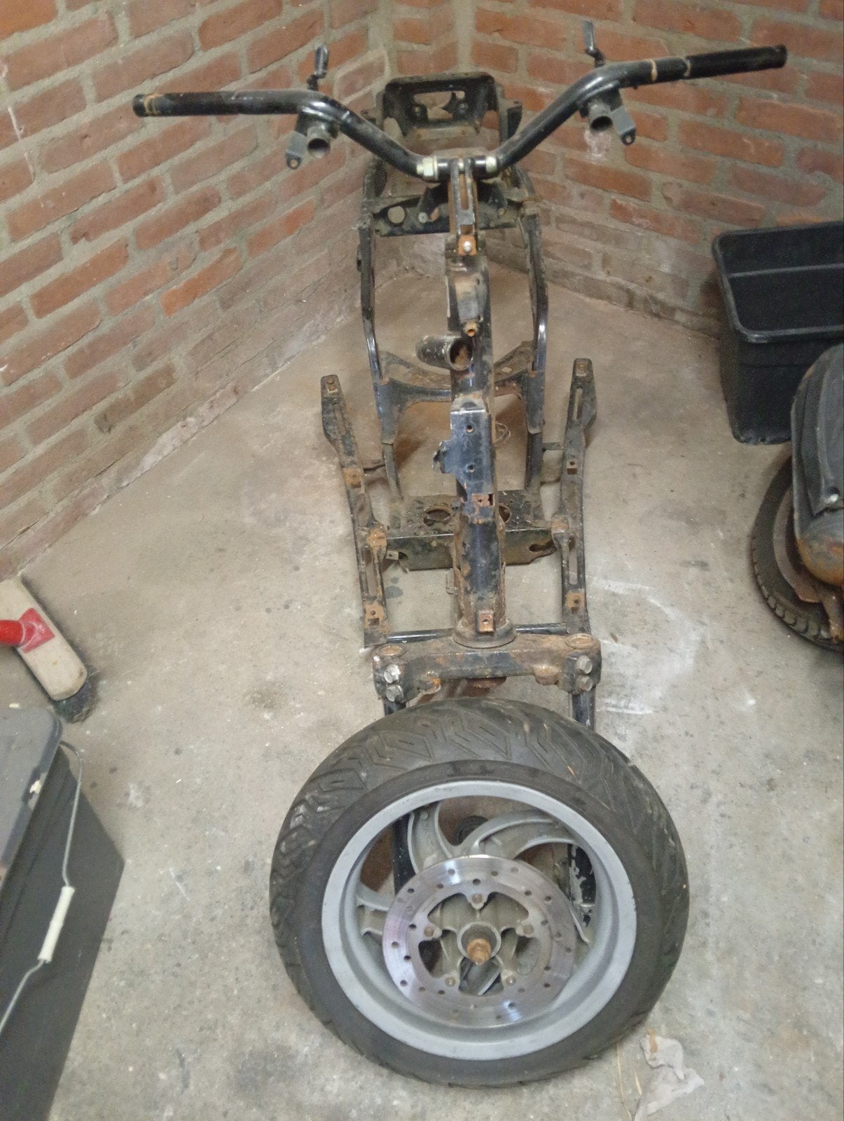 Piaggio Fly, Motorscooter Frame met originele Duitse Papiere, Ophalen, Gebruikt, Frame, Onbekend