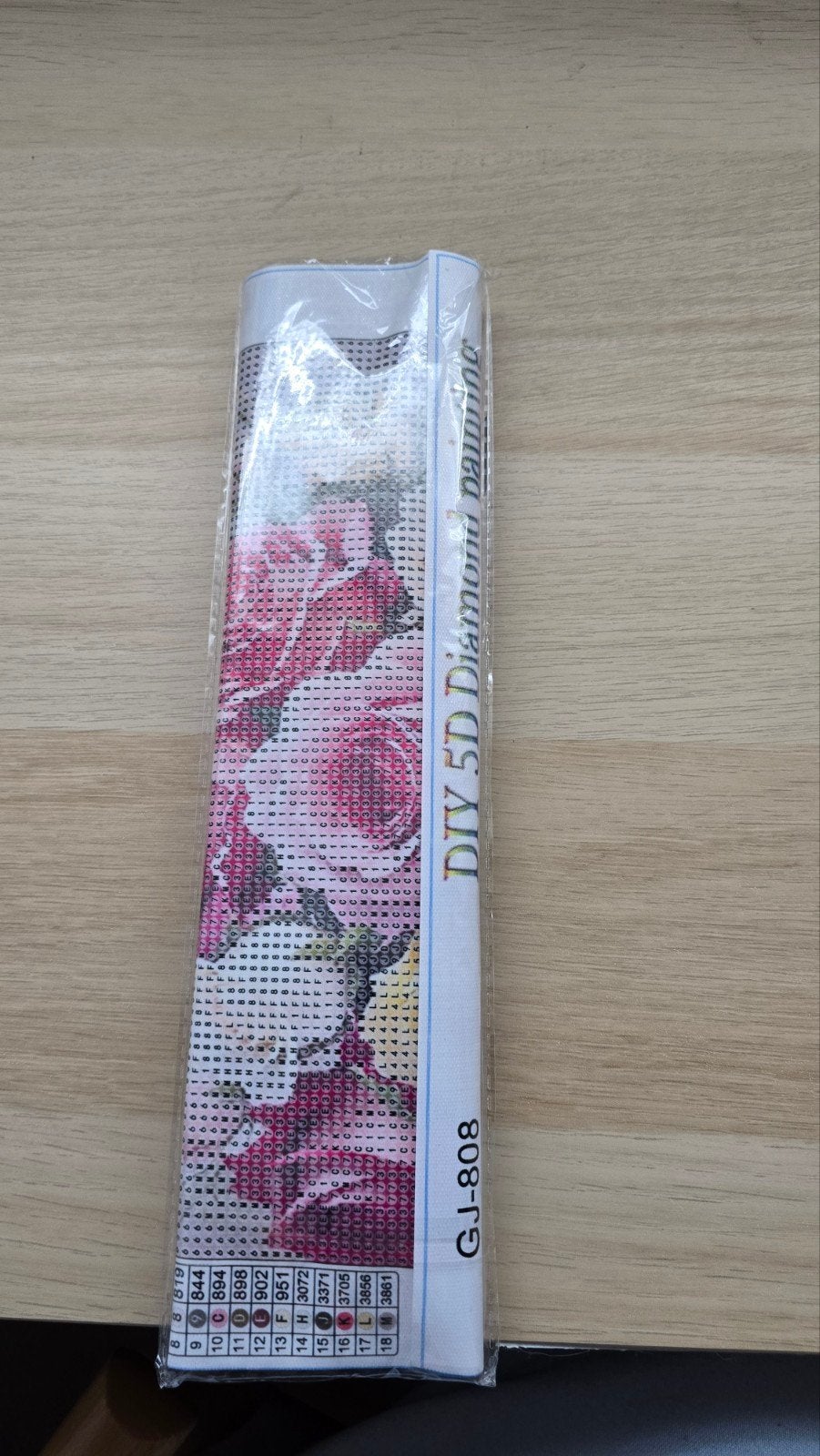 DIY 5D Diamond Painting Rozen Boeket G-1-808, Roze, Textiel, Nieuw, Overige merken