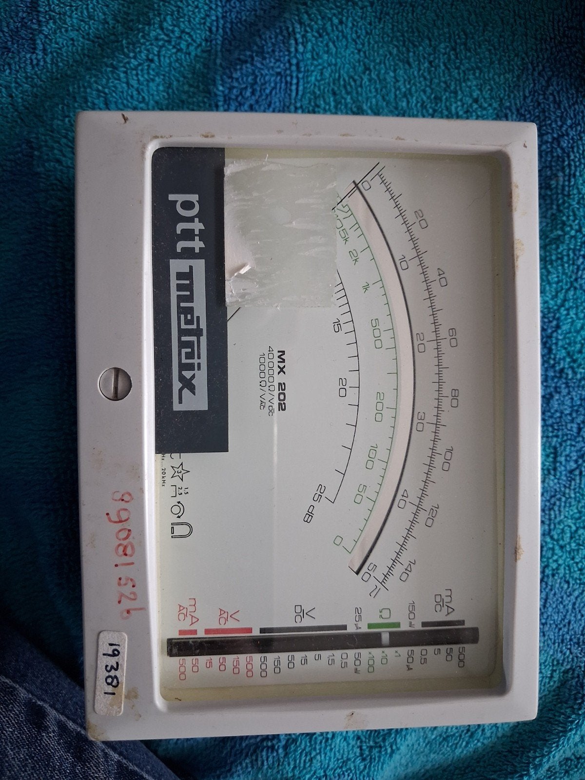 PTT Matrix MX 202 Analoge Multimeter, Doe-het-zelf en Verbouw, Ophalen of Verzenden, Gebruikt, Multimeter