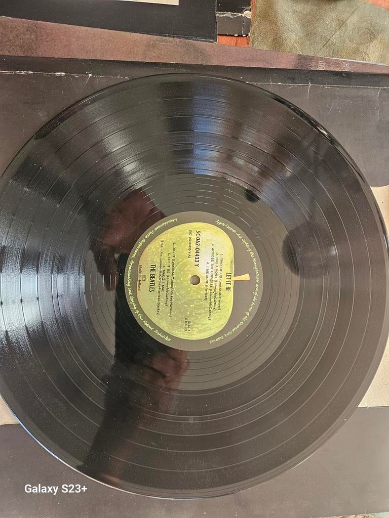 The Beatles - Let It Be (Green Label LP, Krasvrij), Cd's en Dvd's, Originele persing, Ophalen of Verzenden, 12 inch, 1970 - 1979