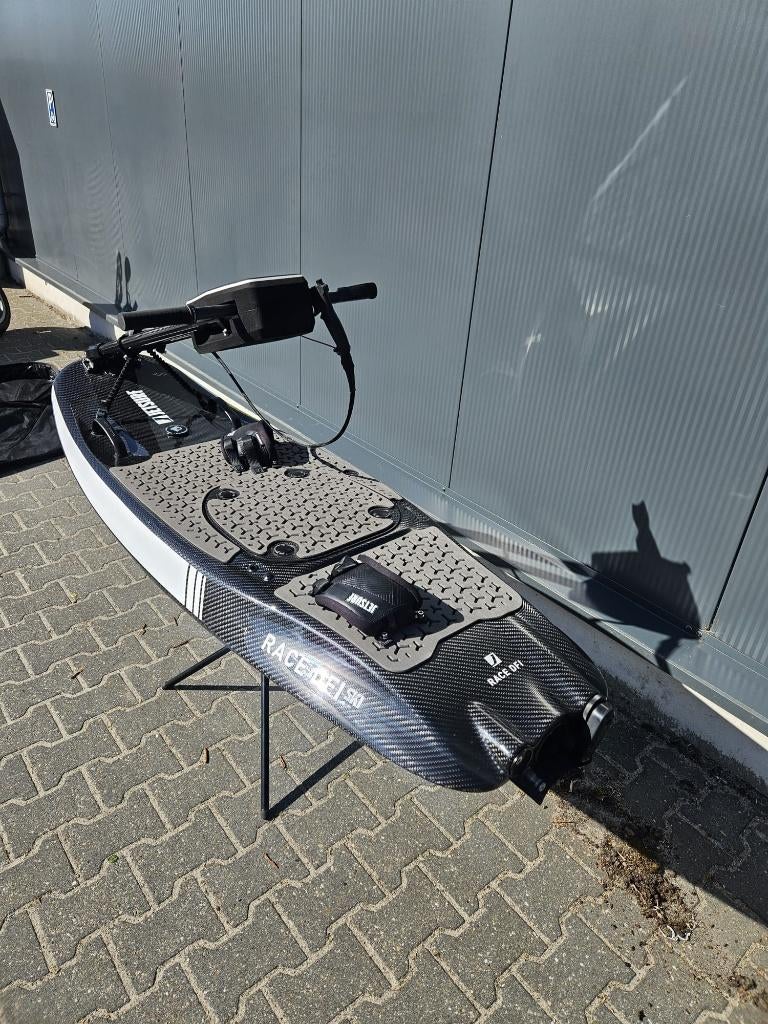 JetSurf race dfi ski 2024, Watersport en Boten, Golfsurfen, Zo goed als nieuw, Overige typen, Met vinnen, Met draagtas, Met koord