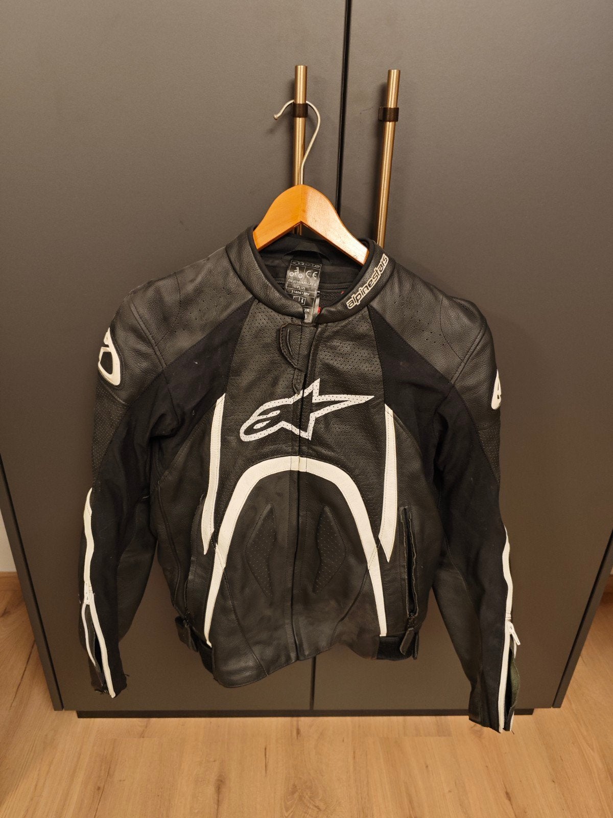 Alpine Stars Leren Motorjas Maat 46 (2021), Alpine Stars, Heren, Jas | leer, Ophalen of Verzenden