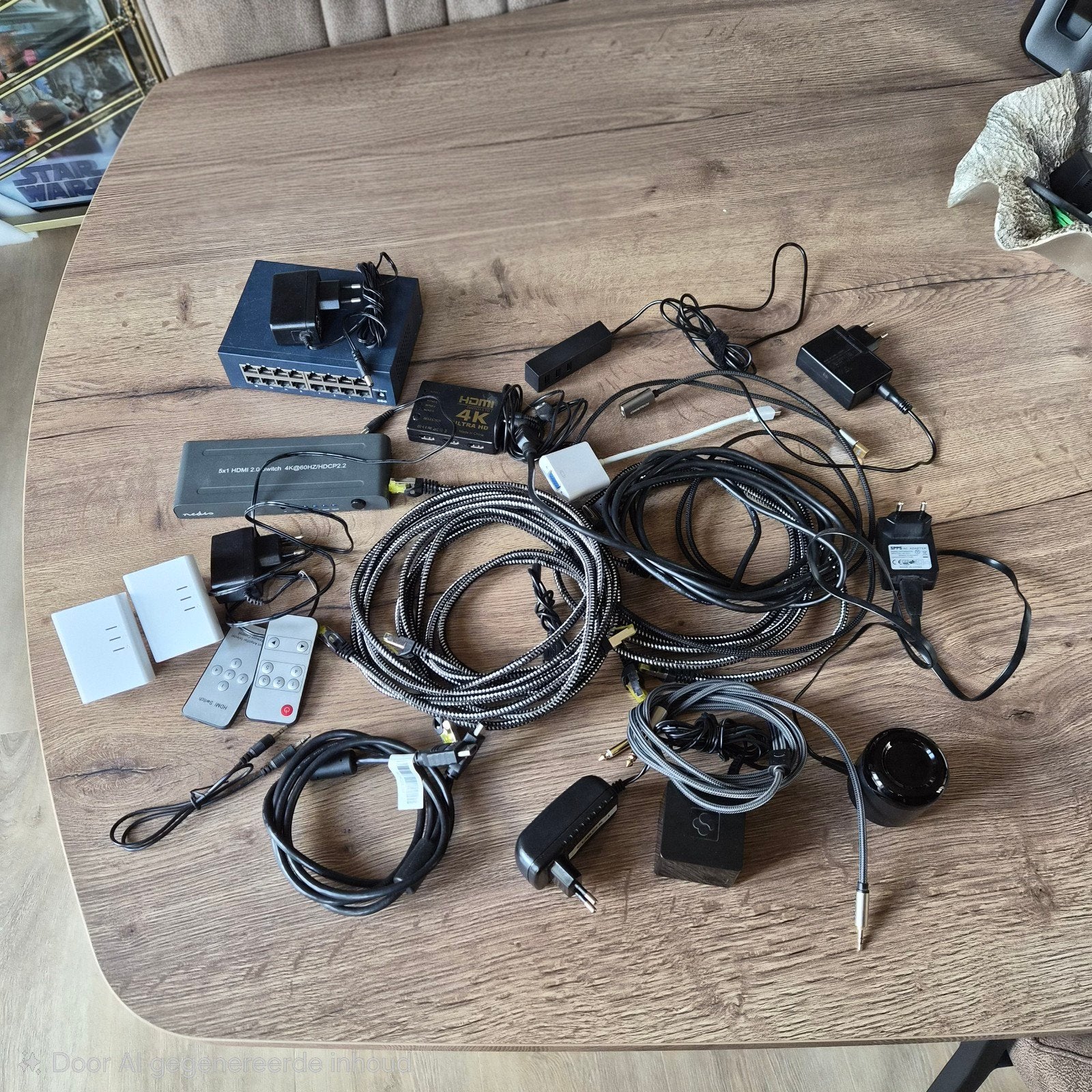 BINGOBOX o.a. netwerk & HDMI Switch, Mini PC, Powerline, enz, Ophalen of Verzenden, Gebruikt
