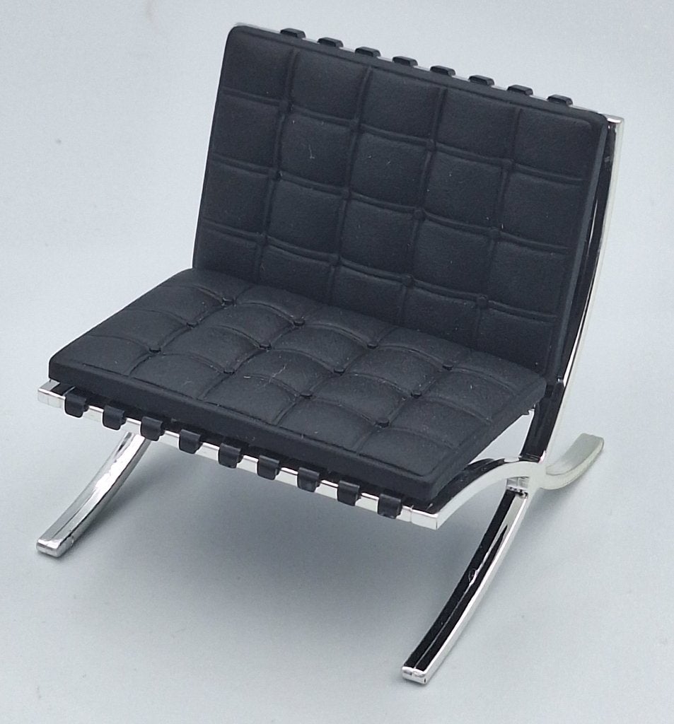 Barcelona chair voor het poppenhuis , nieuw, Ophalen of Verzenden, Nieuw, Poppenhuis