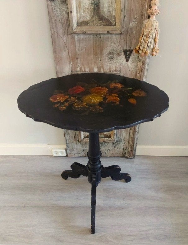 Antieke Victoriaanse tilt-top tafel (bijzettafel), Ophalen
