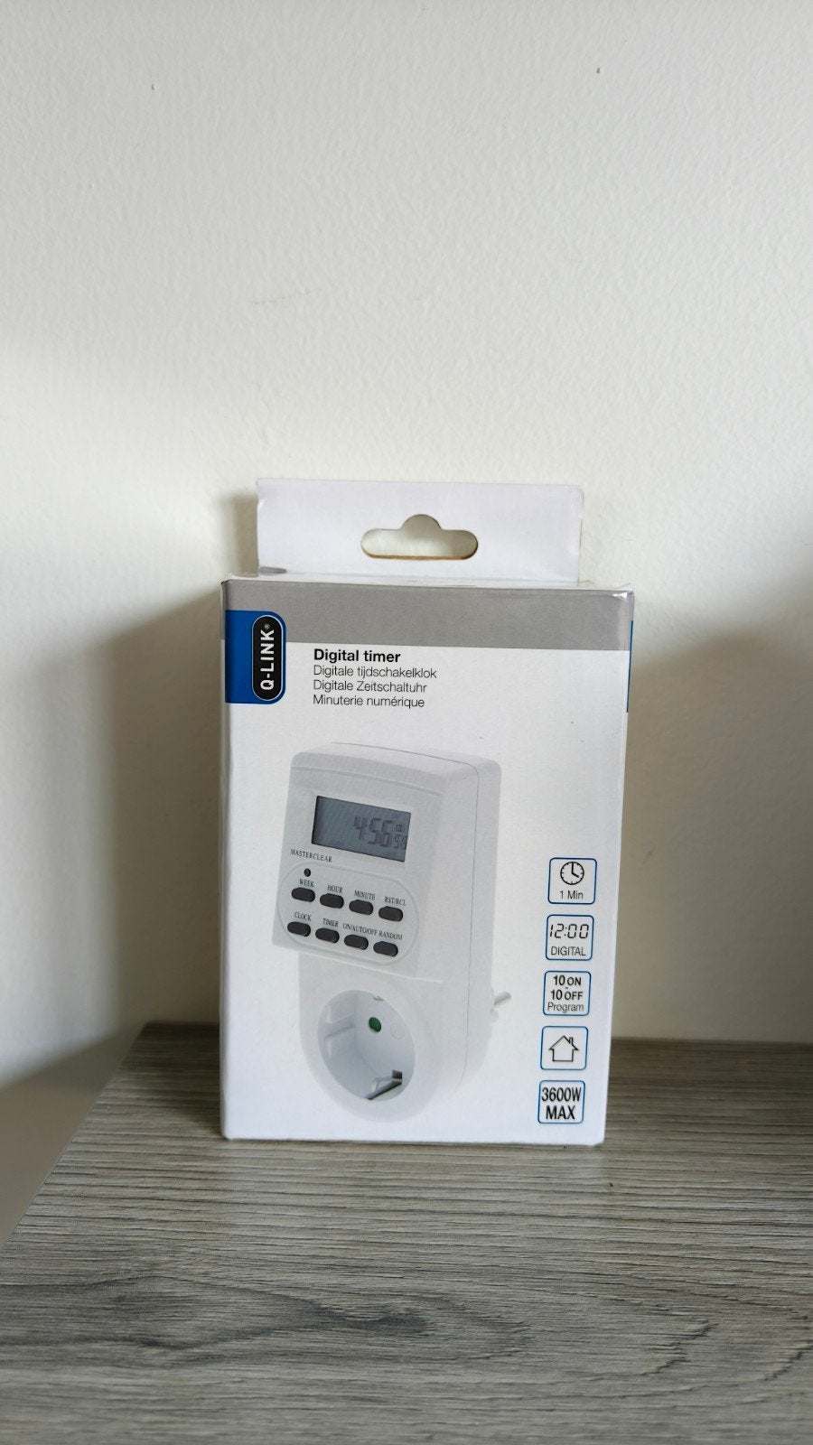 Q-Link Digitale Tijdschakelklok - Nieuw in Doos, Ophalen of Verzenden, Nieuw