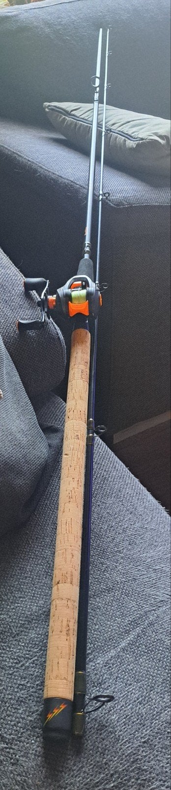Baitcaster set, Ophalen, Zo goed als nieuw, Complete set
