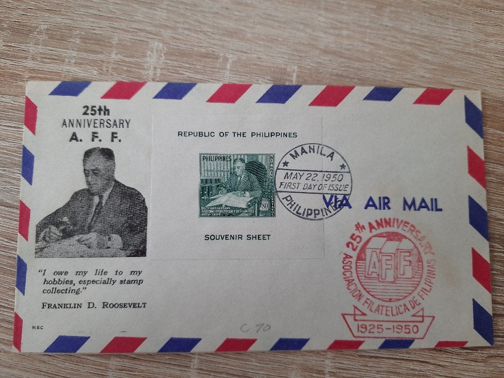 Filipijnen FDC, Verzenden, Gestempeld, Zuidoost-Azië