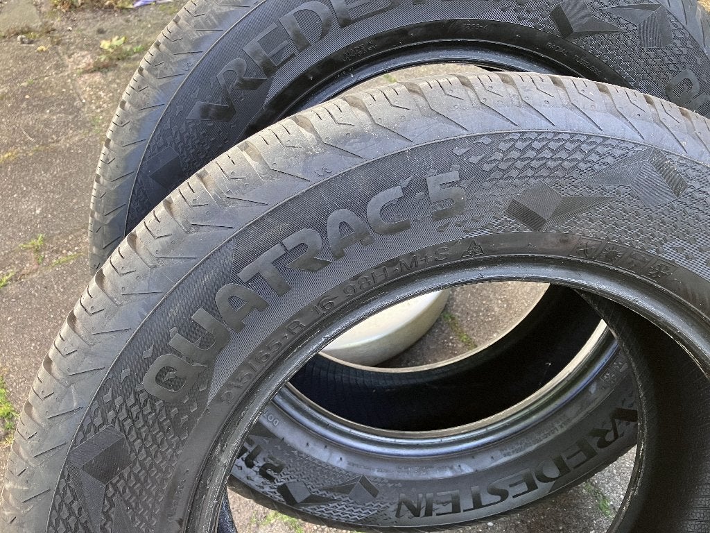 2x Vredestein All Season Quatrac5 215/65 R16 98H, Ophalen, Nieuw, Universele onderdelen