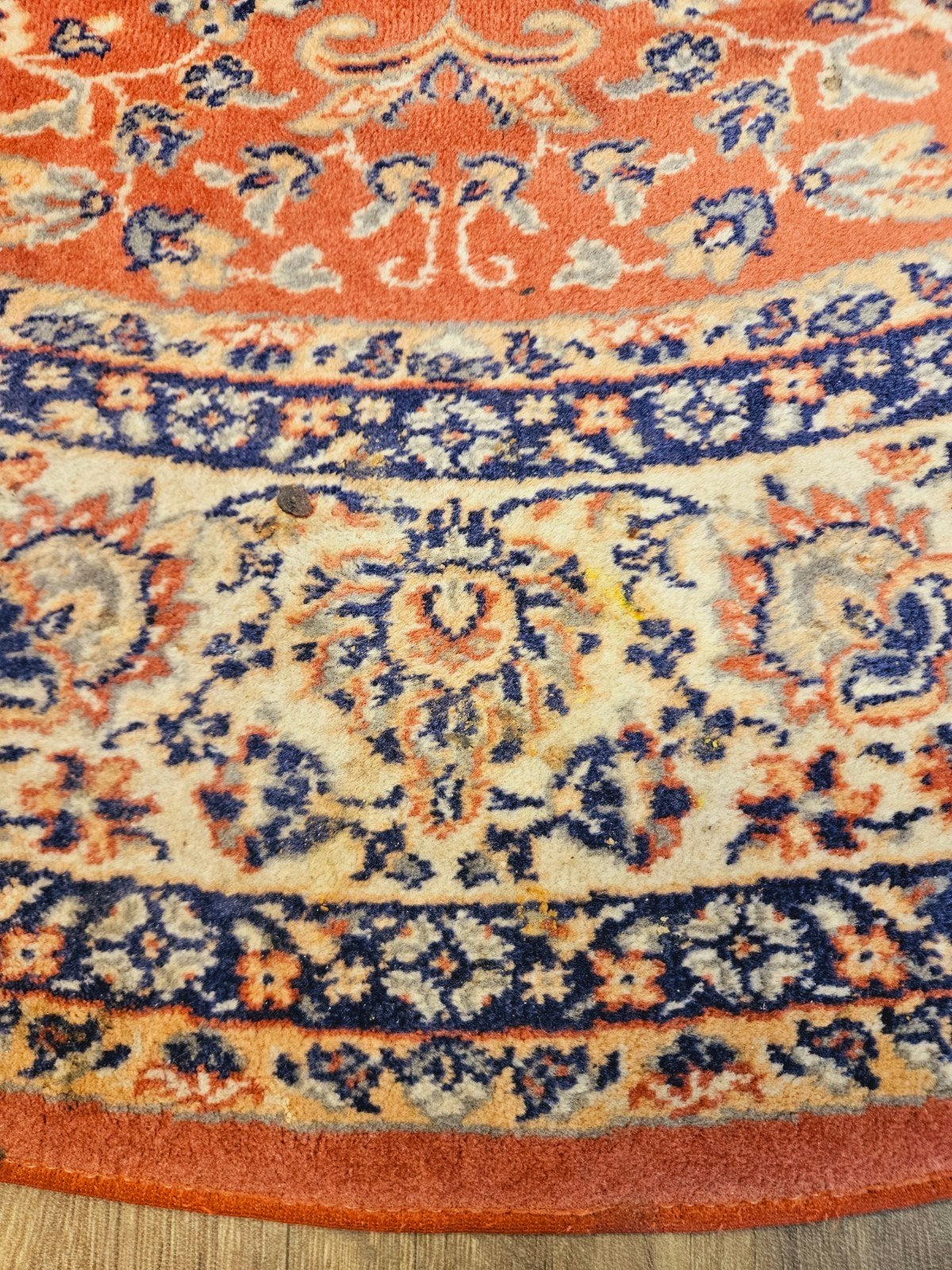Perzisch Rond Tapijt. Prachtige kleuren en patronen! Weg=Weg, Huis en Inrichting, Stoffering | Tapijten en Kleden, Crème, Perzisch