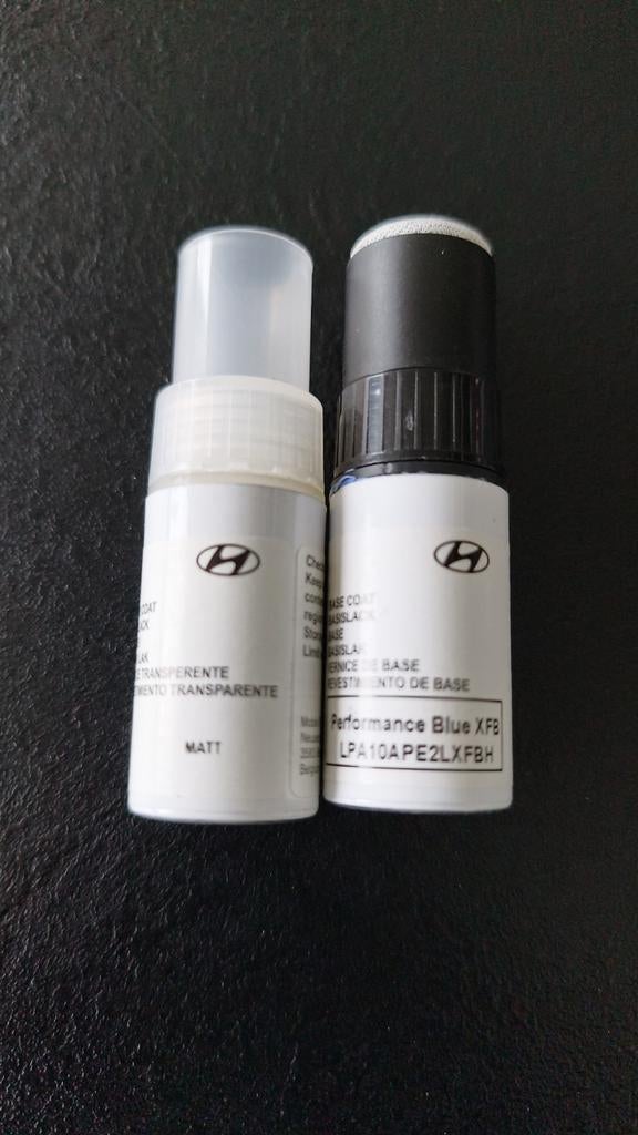 Lakstift Hyundai Performance Blue XFB (Baby Blauw), Ophalen of Verzenden, Hyundai