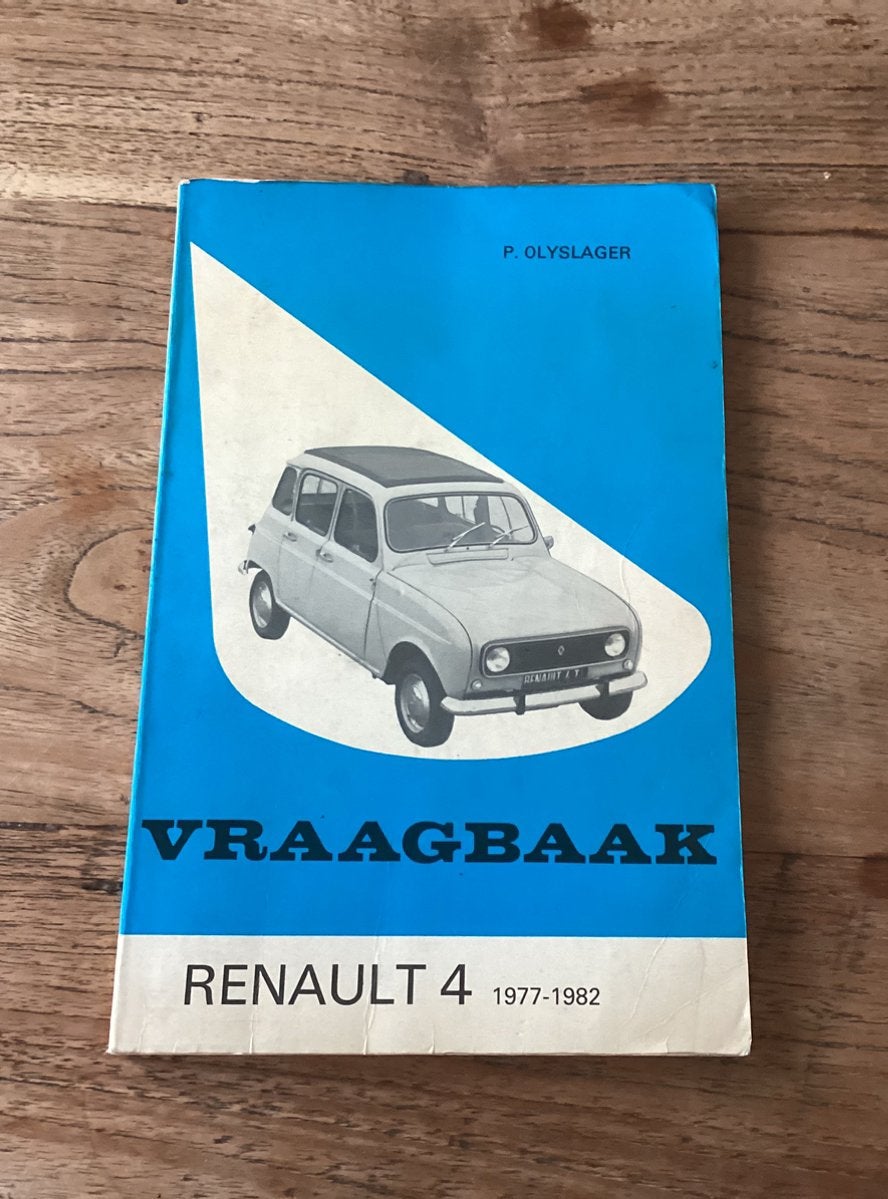Vraagbaak Renault 4, Ophalen of Verzenden