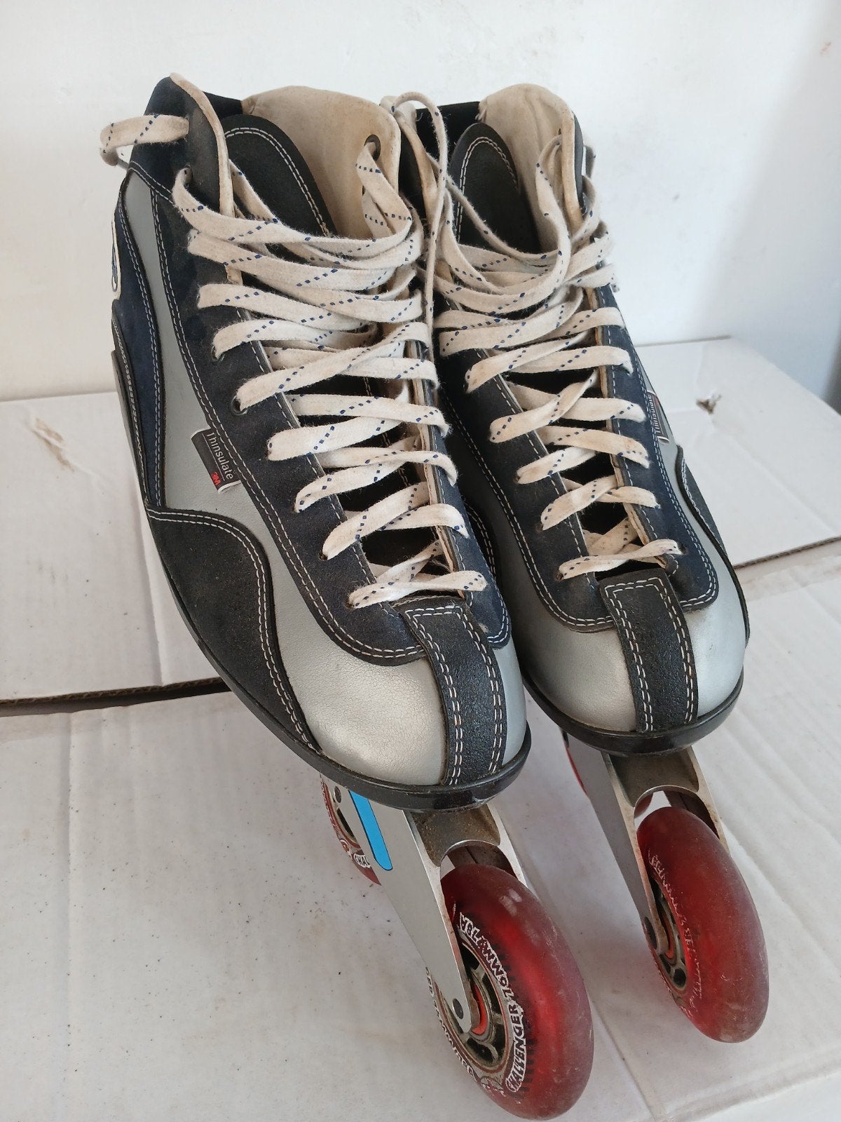 Zandstra Skeelers maat 45, Sport en Fitness, Ophalen, Gebruikt, Inline skates 5 wielen