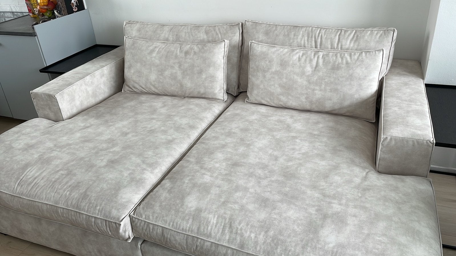 Loungebank Annabel Double Lazy, 150 tot 200 cm, 75 tot 100 cm, Ophalen of Verzenden, Zo goed als nieuw