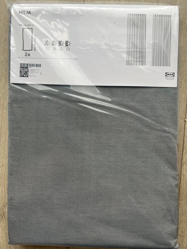 IKEA gordijnen – NIEUW, Ophalen, Nieuw, Grijs, 200 cm of meer
