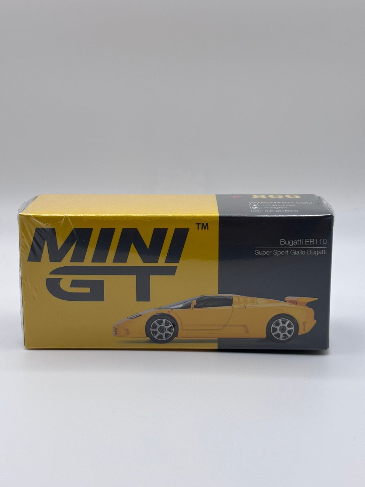 Mini GT Bugatti EB110, Www.rubensmodelautos.nl, Auto, Nieuw, Ophalen of Verzenden