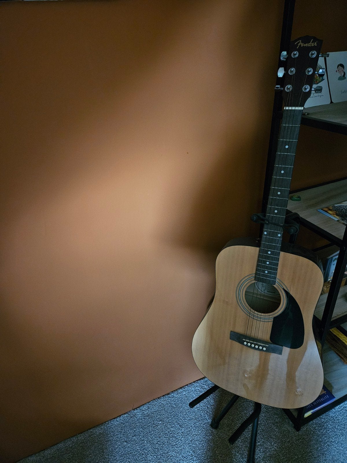 akoestische gitaar Fender, Ophalen, Zo goed als nieuw, Western- of Steelstringgitaar