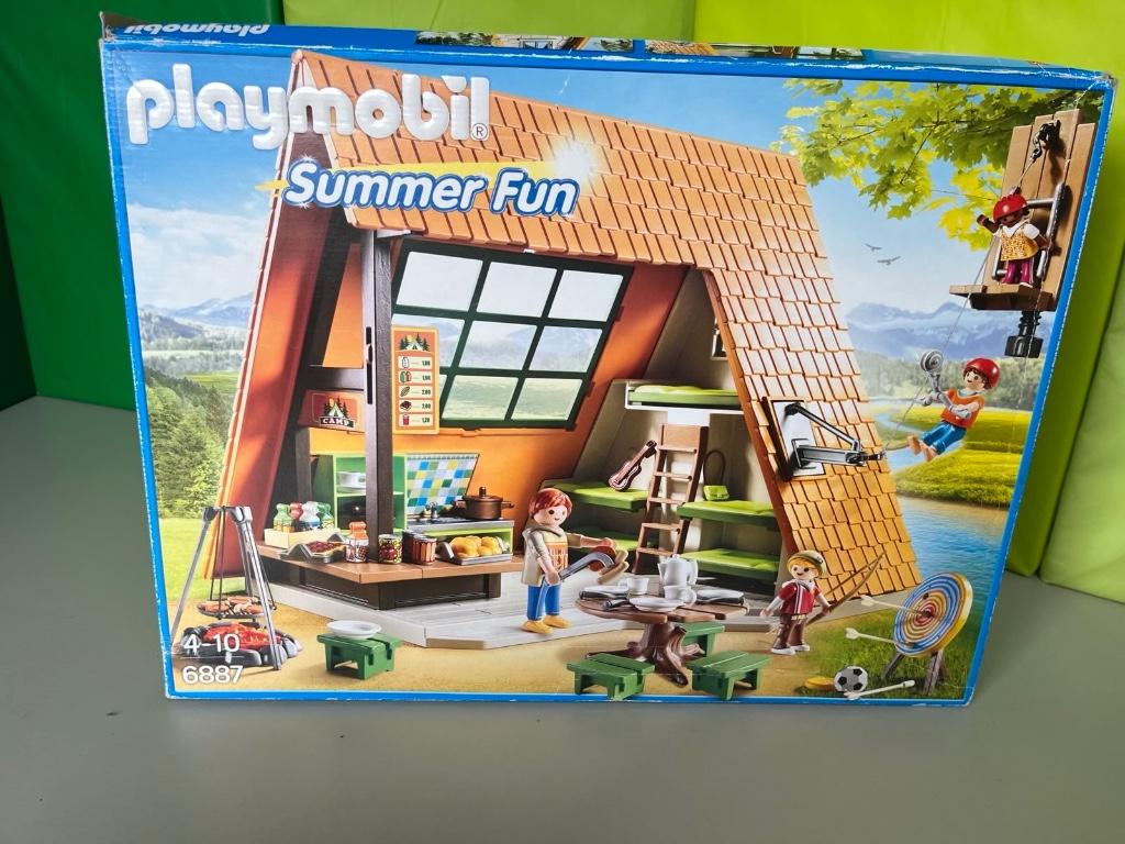 Camping set Playmobil Summer Fun 6887, Ophalen of Verzenden, Zo goed als nieuw, Complete set
