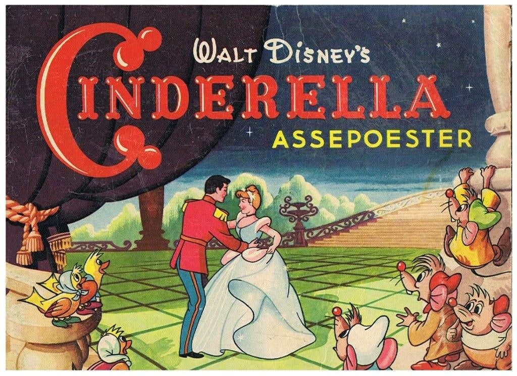 Cinderella - Plaatjesalbum - Albert Heyn - compleet, Verzamelen, Ophalen of Verzenden, Overige typen