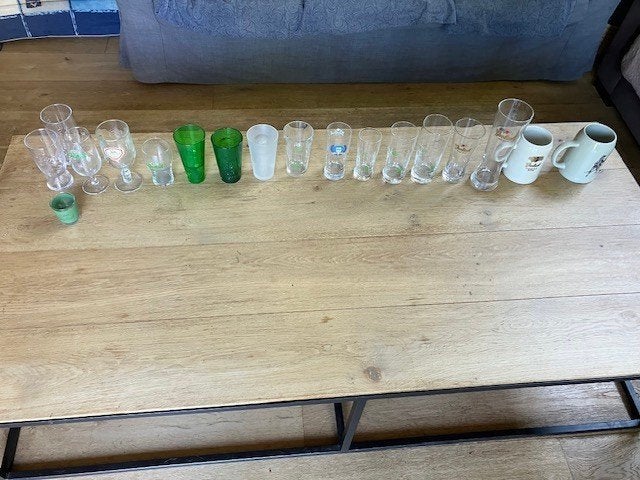grolsch glazen, Ophalen, Nieuw, Glas of Glazen, Grolsch