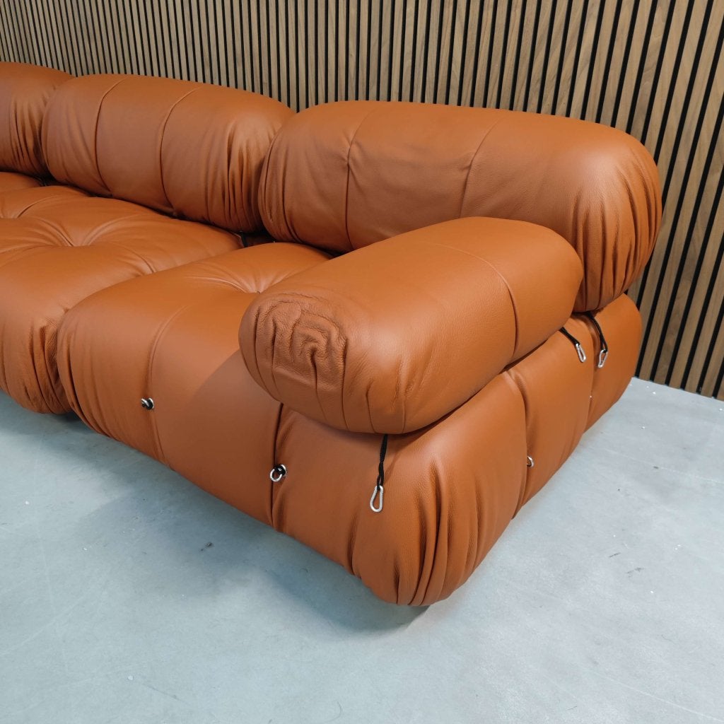 B&B Italia Camaleonda Elements Bank –  Brown leather, Ophalen of Verzenden