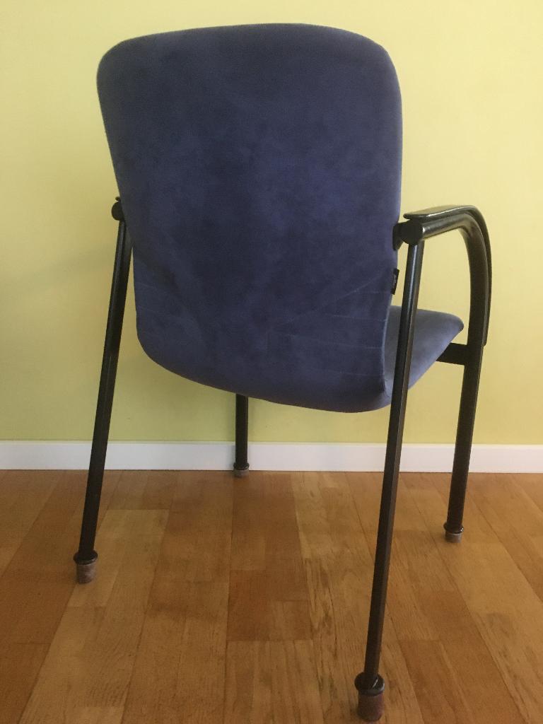 Arflex 6x armstoelen automatisch verstelbaar, Ophalen, Blauw, Design, Zo goed als nieuw