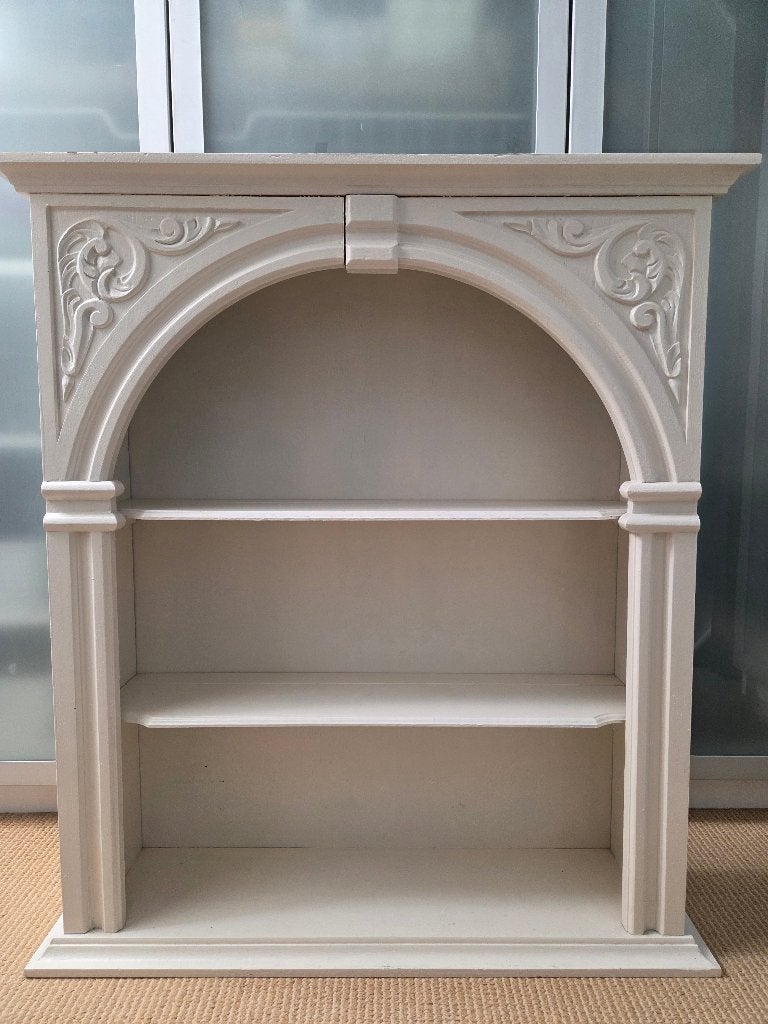 witte houten hangkast, Ophalen, Gebruikt