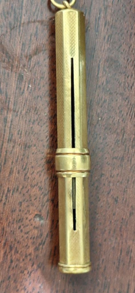 Gouden 18 krt vulpotlood, Ophalen of Verzenden
