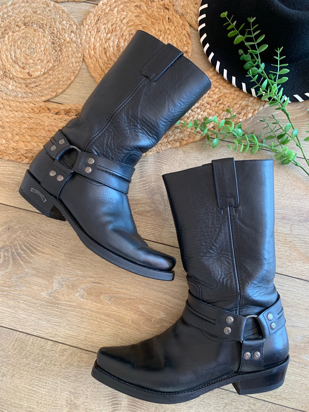 Sendra bikerboots 45 western boots bohemian laarzen, Kleding | Heren, Schoenen, -, Zwart, -, Boots