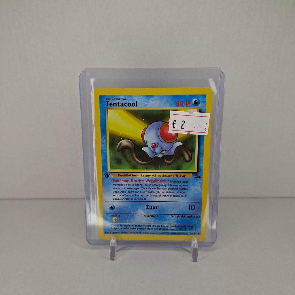 Pokémon Kaart Tentacool NL 1st Edition, Ophalen