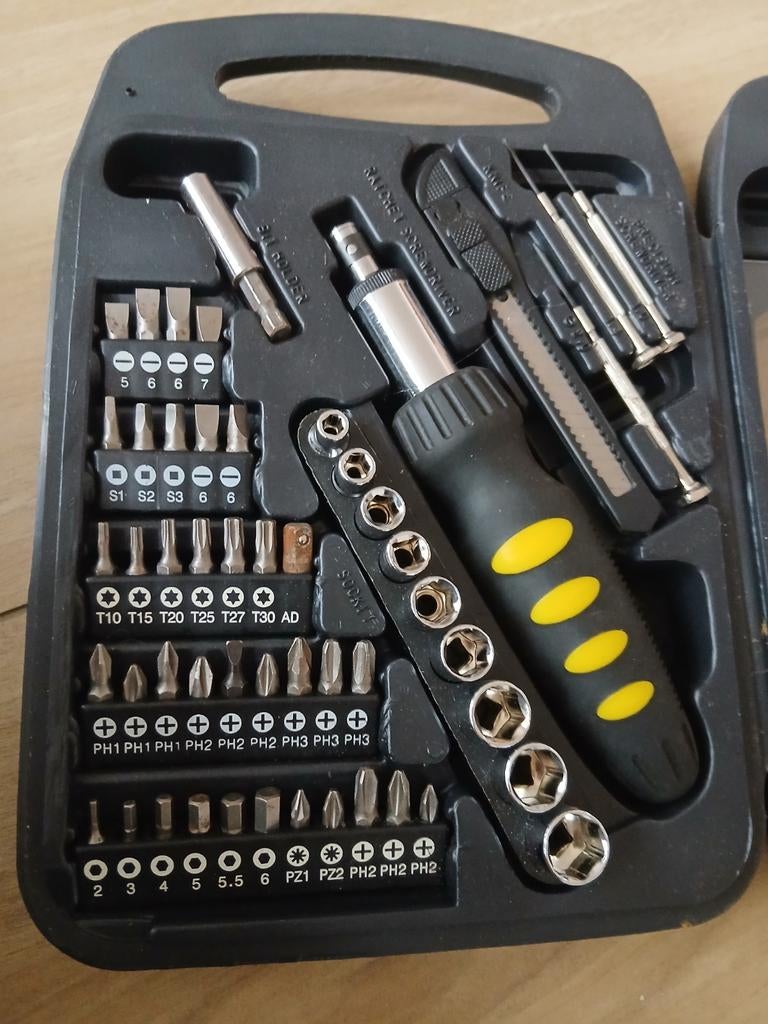 Gereedschap set met doppen, Ophalen of Verzenden, Gebruikt