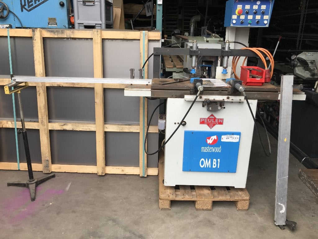 Gatensteekmachine, Masterwood, OM B1, 400 volt, Ophalen, Gebruikt