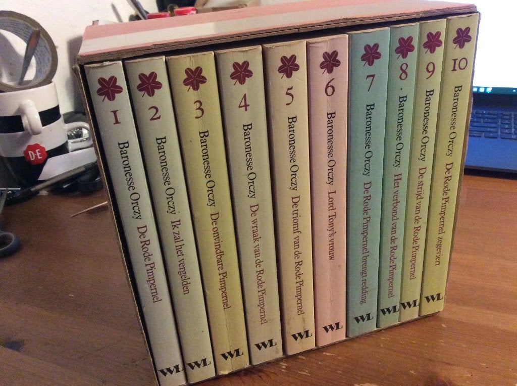 De Rode Pimpernel. Box met 10 boeken, Ophalen of Verzenden, Gelezen, Baronesse Orczy