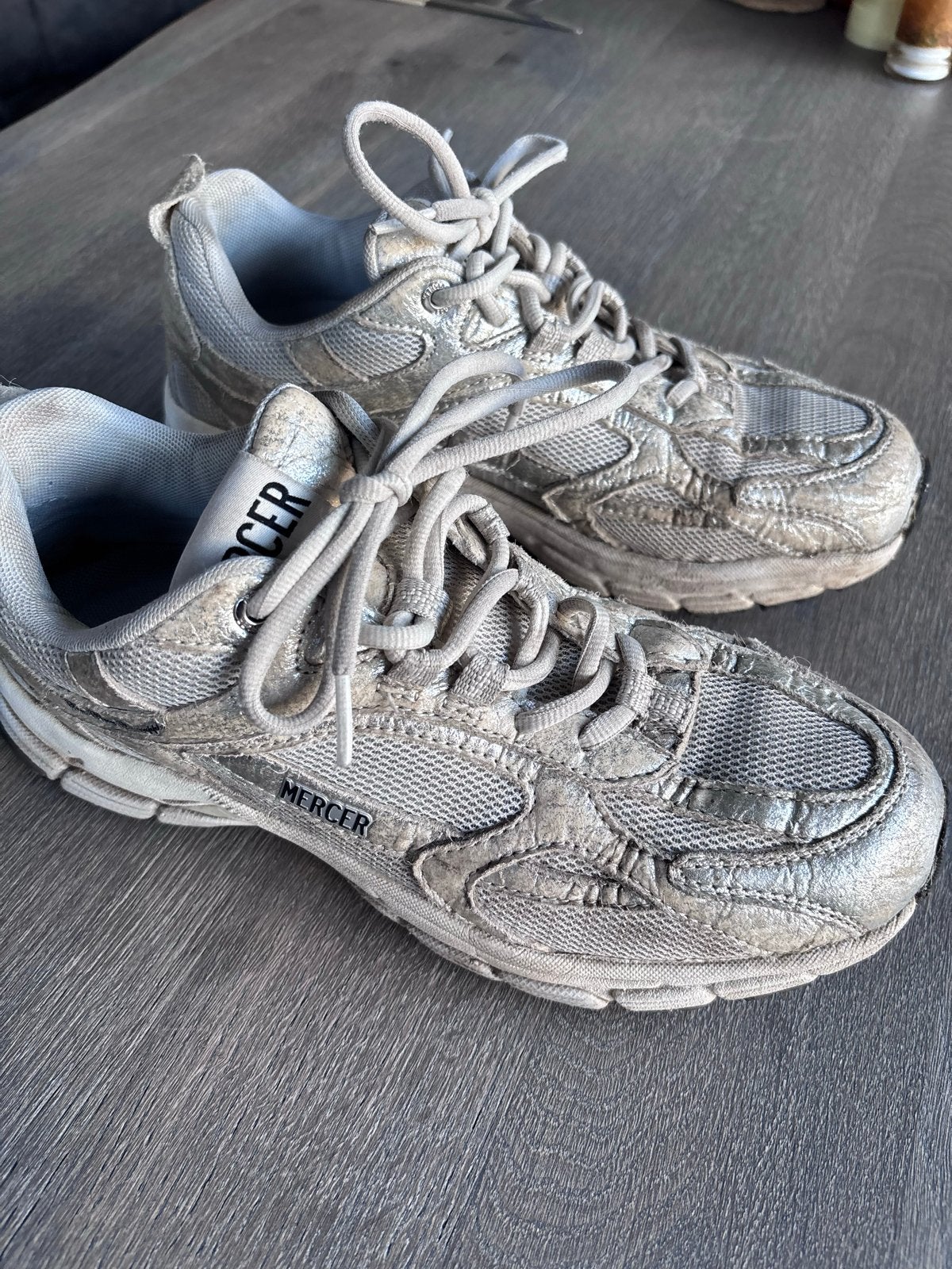 Mercer sneakers dames - Maat 40, Verzenden, Sneakers of Gympen, Grijs, Gedragen