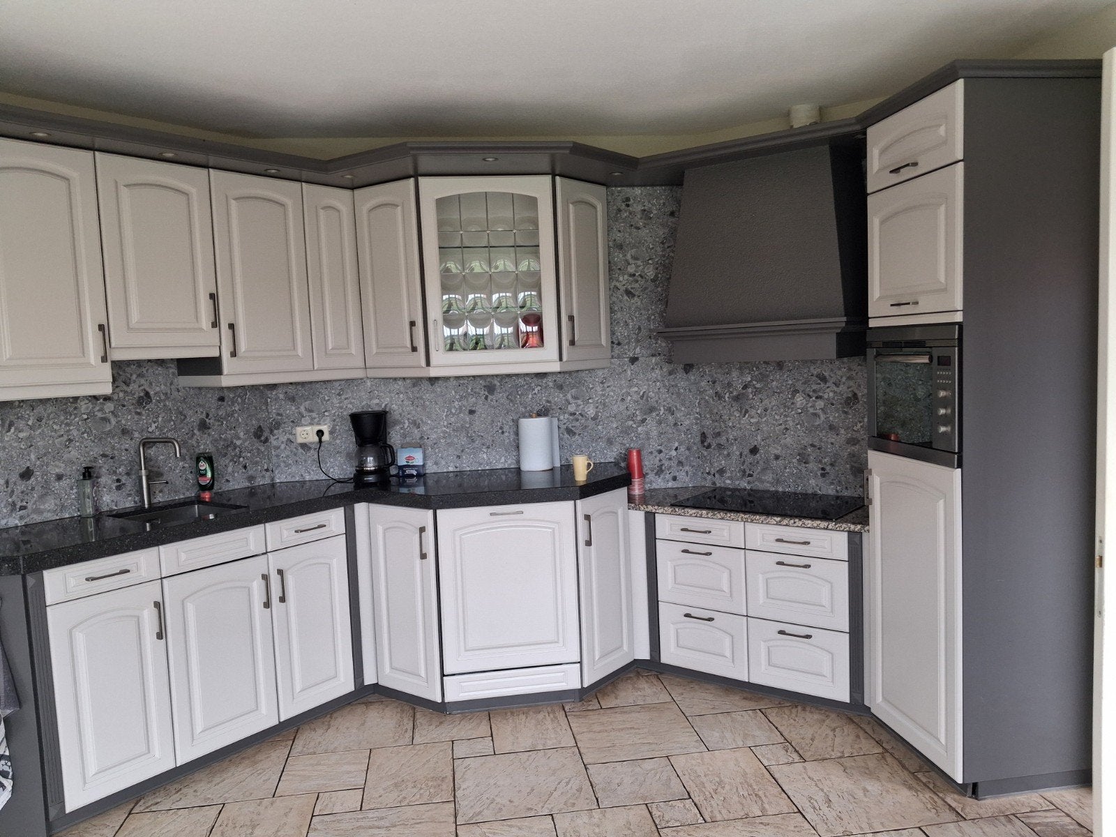 Inbouw keuken, Huis en Inrichting, Keuken | Complete keukens, Ophalen of Verzenden, Gebruikt, Wit