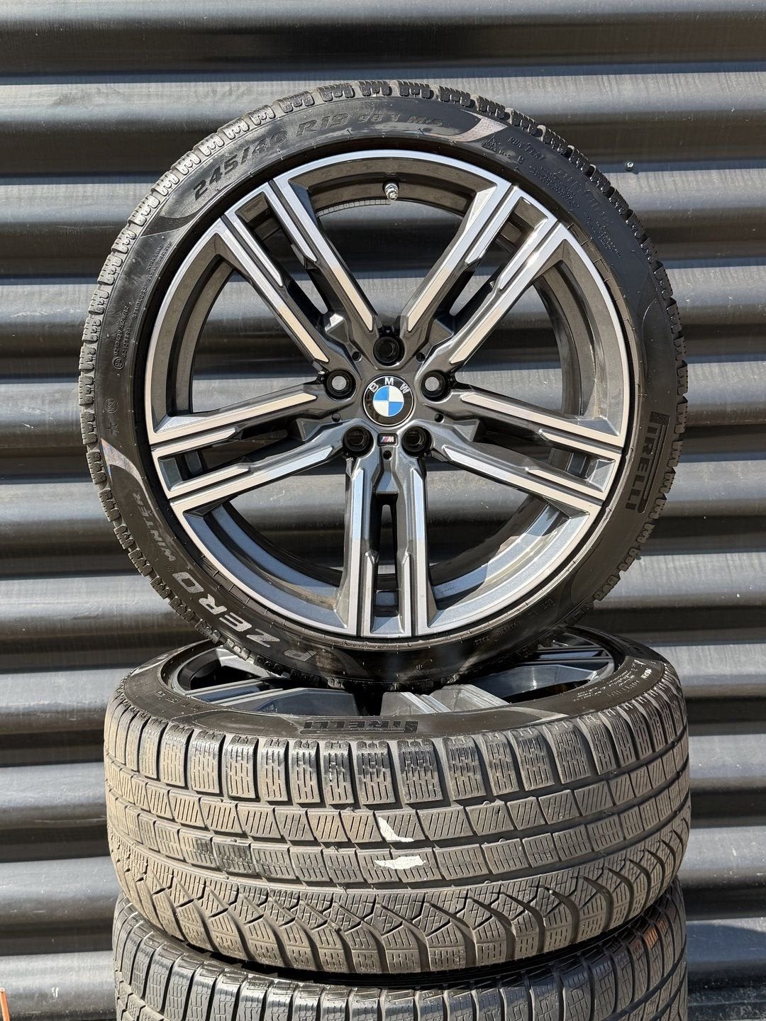 19” Orig Bmw Styl 727M G30 G31 G14 G15 velgen Winterbanden, Gebruikt, -, -, Banden en Velgen